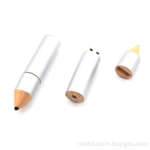 Wood Pencil Custom USB Flash Drive Pencil Shape